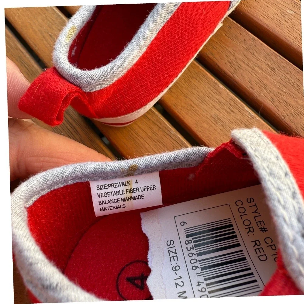 Ohio State Buckeyes Baby Shoes Infant Slip-On Sneakers Size 4